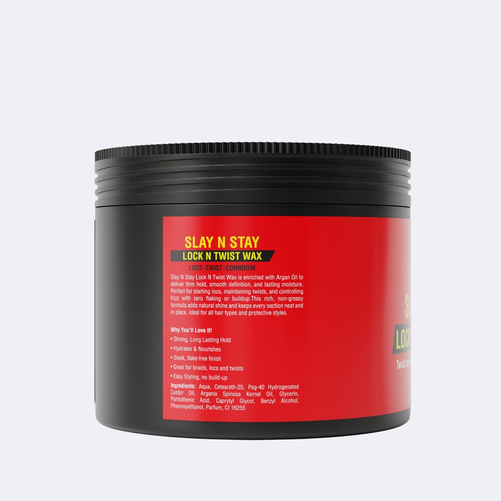 Allored Professional Slay N Stay Lock N Twist Wax with Argan Oil Firm Hold 500 ml/16.9 oz