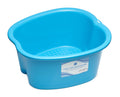AllSett Health Foot Soaking Bath Basin – Large Pedicure Spa Tub for At-Home Foot Care (Blue)