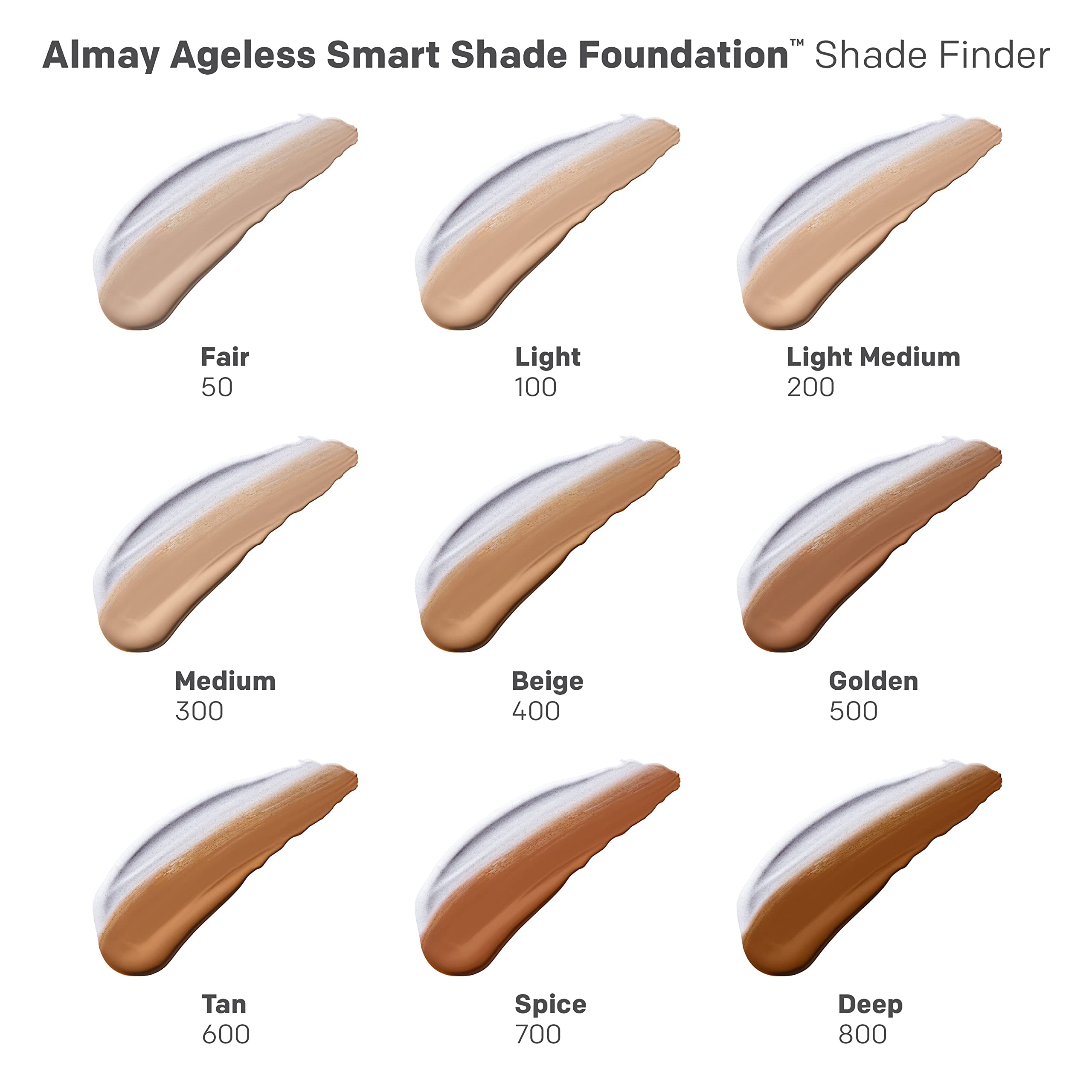 Almay Smart Shade Foundation | Hyaluronic Acid, Niacinamide & Vitamin C & E | Fragrance Free, Beige 400