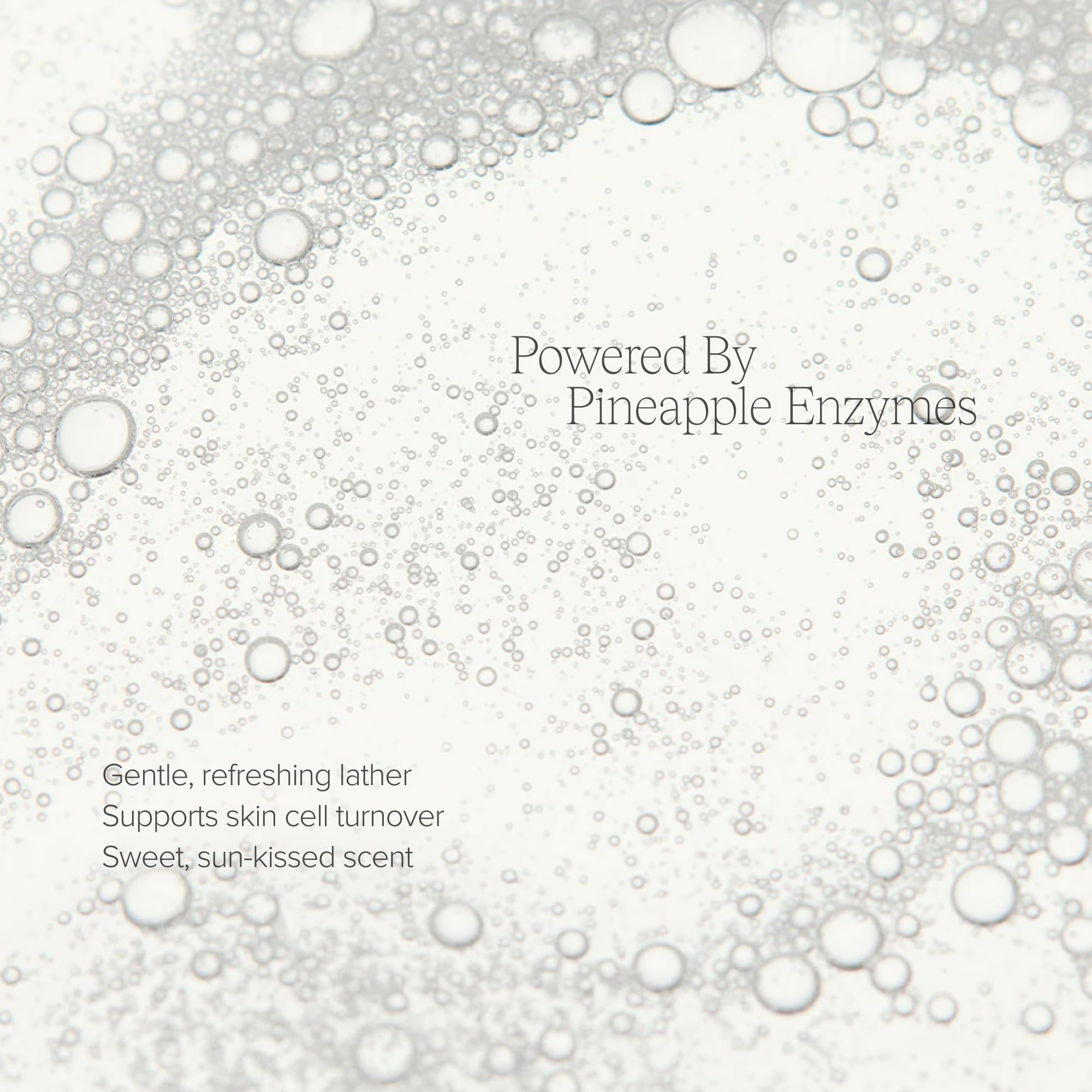 Alo Enzyme Facial Cleanser | Pineapple Enzymes + Aloe + Vitamin E | 3.2 fl oz
