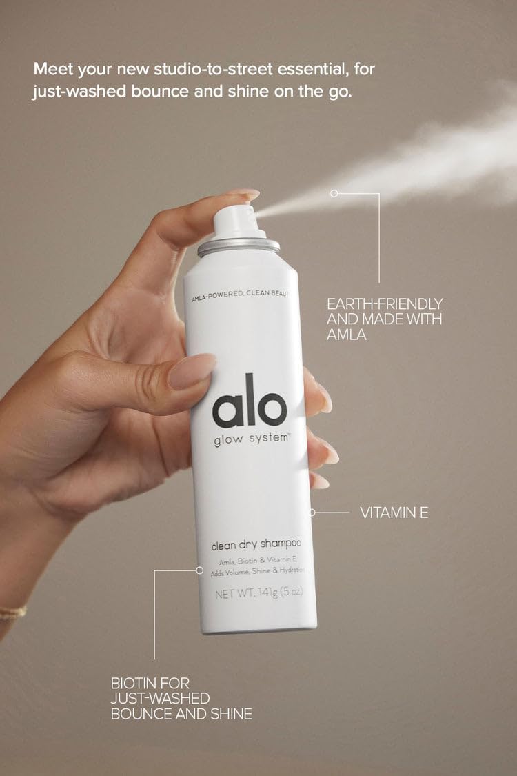 ALO Yoga Alo Restore and Refresh Dry Shampoo (5 Oz) + Travel Size (1.5 Oz) – Powerfully Lifting and PFA Free, Revives and Volumizes Hair – Set of 2