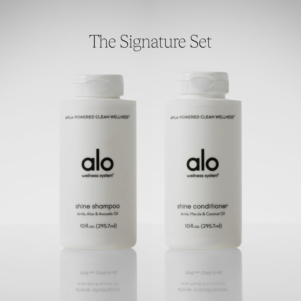 Alo Shine Shampoo | Smooths, Frizz-Control & Bounce for All Hair Types | Sulfate-Free & Botanical Oils | Grapefruit Scent | 10 fl oz