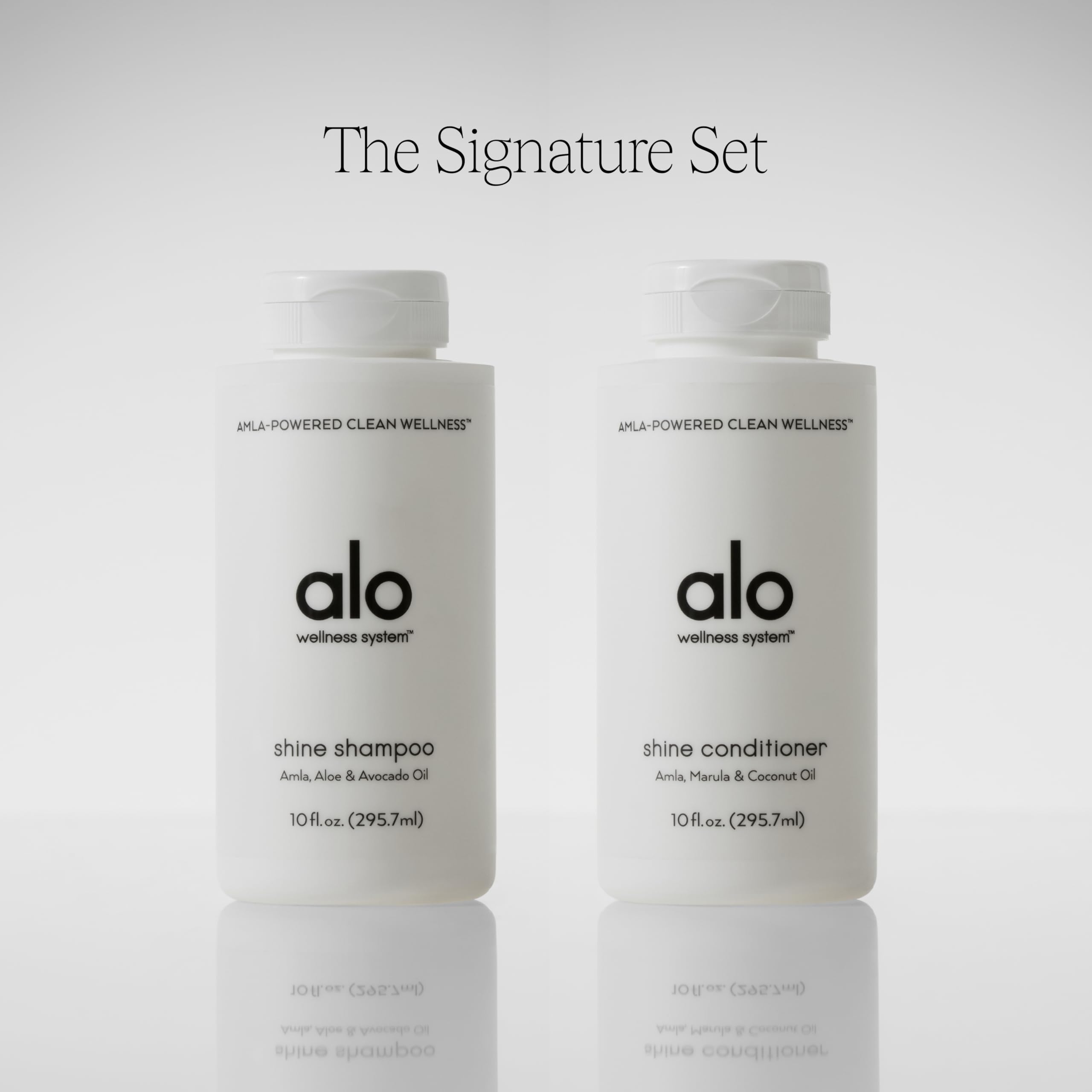 Alo Shine Shampoo | Smooths, Frizz-Control & Bounce for All Hair Types | Sulfate-Free & Botanical Oils | Grapefruit Scent | 10 fl oz