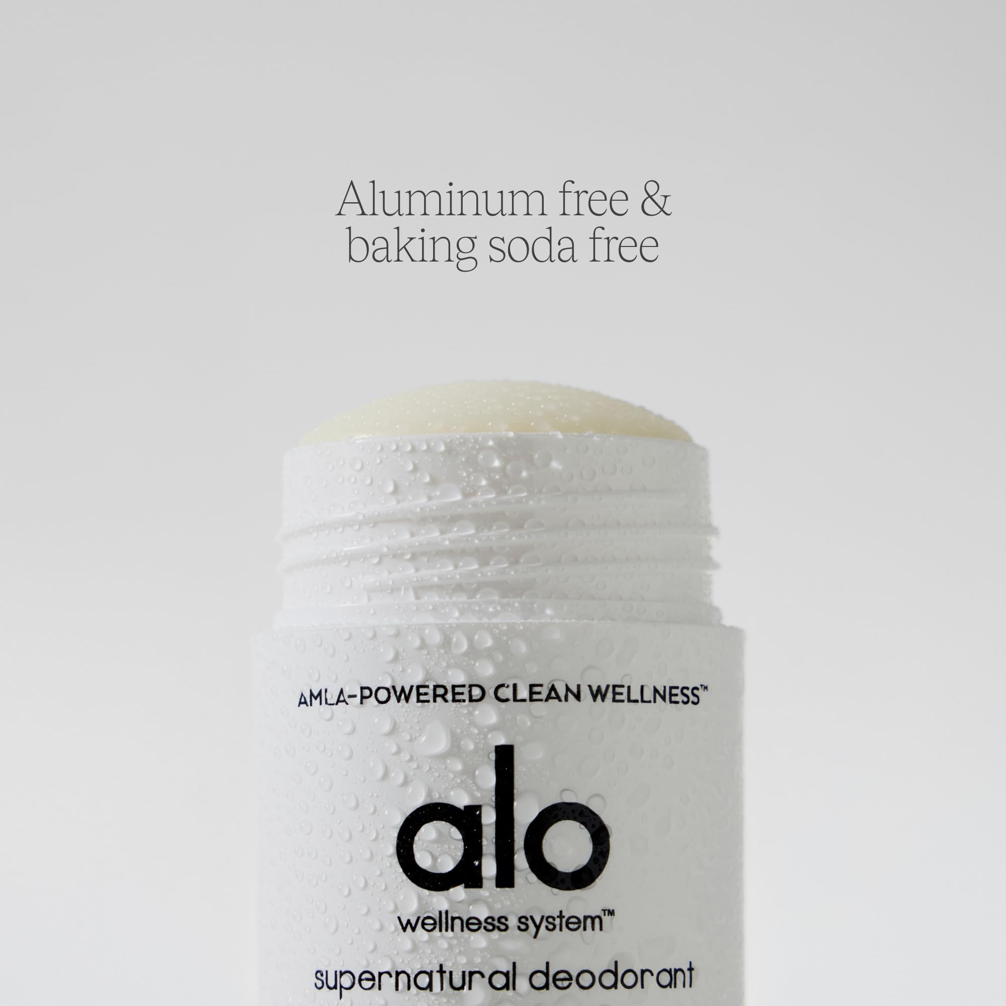 Alo Supernatural Deodorant – Aluminum-Free, Citrus Scent, Aloe + Hyaluronic Acid | Pack of 2