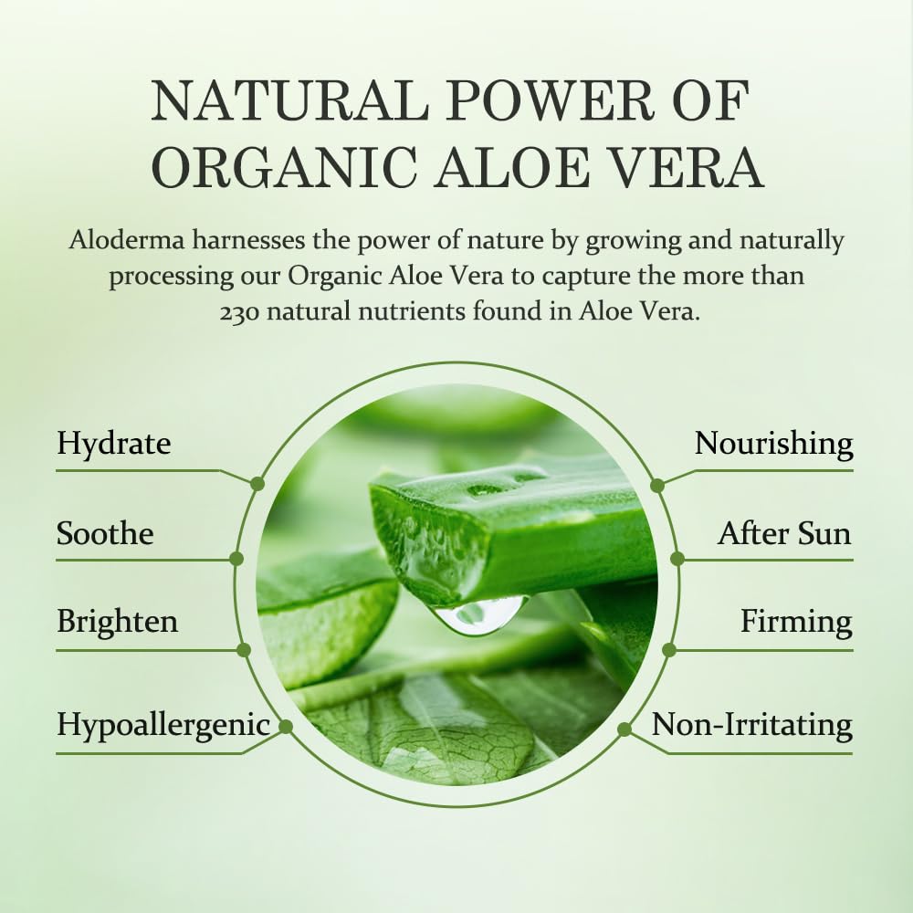 Aloderma Oil Controlling Facial Cleanser – Organic Aloe Vera, Wintergreen & Sage, 3.5oz