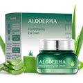 Aloderma Brightening Eye Cream with Organic Aloe Vera – Hydrating Eye Care for Dark Circles & Puffiness