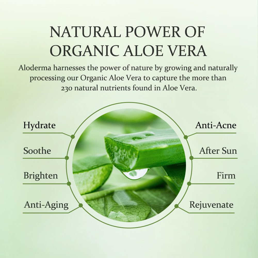 Aloderma Brightening Eye Cream with Organic Aloe Vera – Hydrating Eye Care for Dark Circles & Puffiness