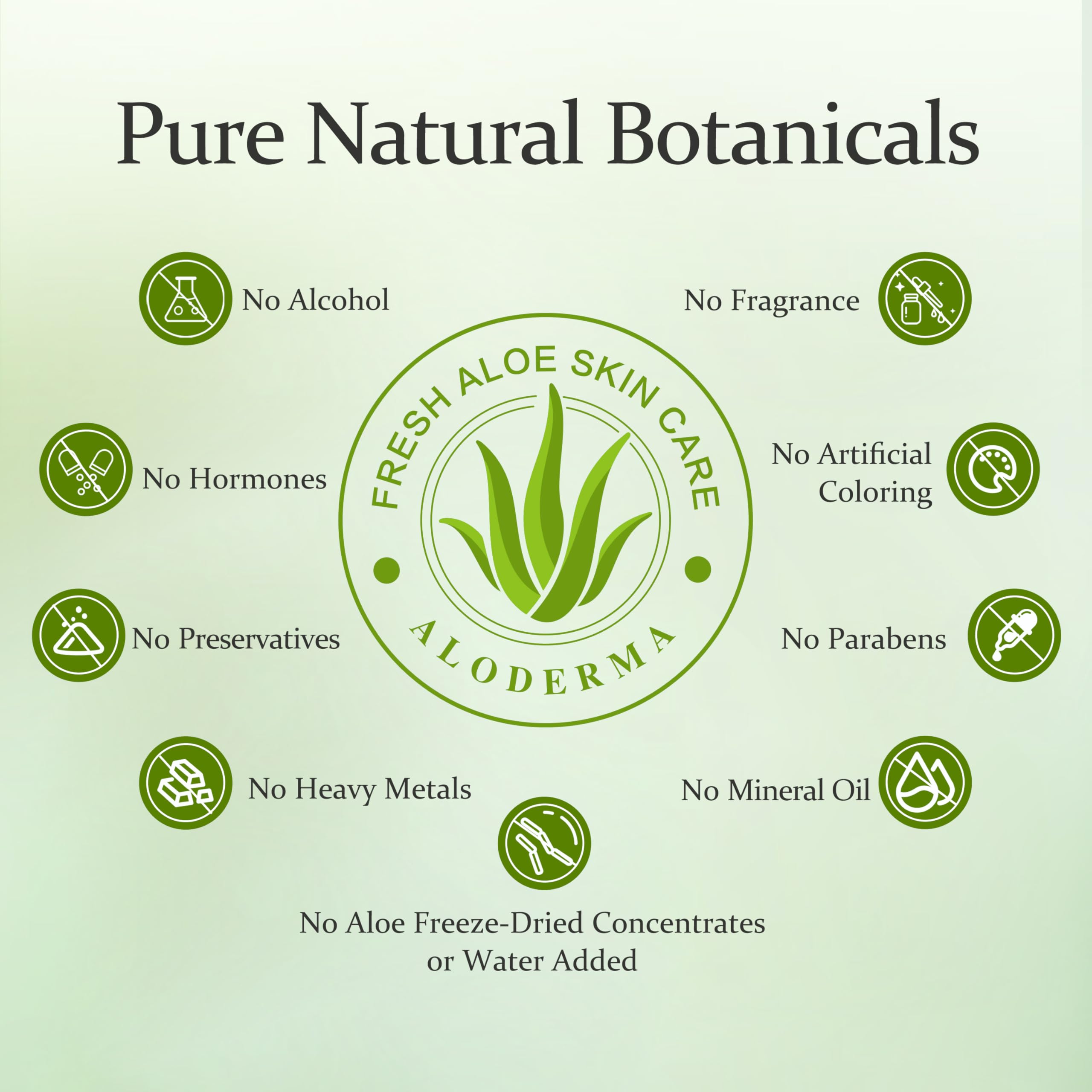 Aloderma 71% Organic Aloe Vera Hydrating Face Moisturizer — Lightweight, Oil-Free with Hyaluronic Acid | 3.5oz