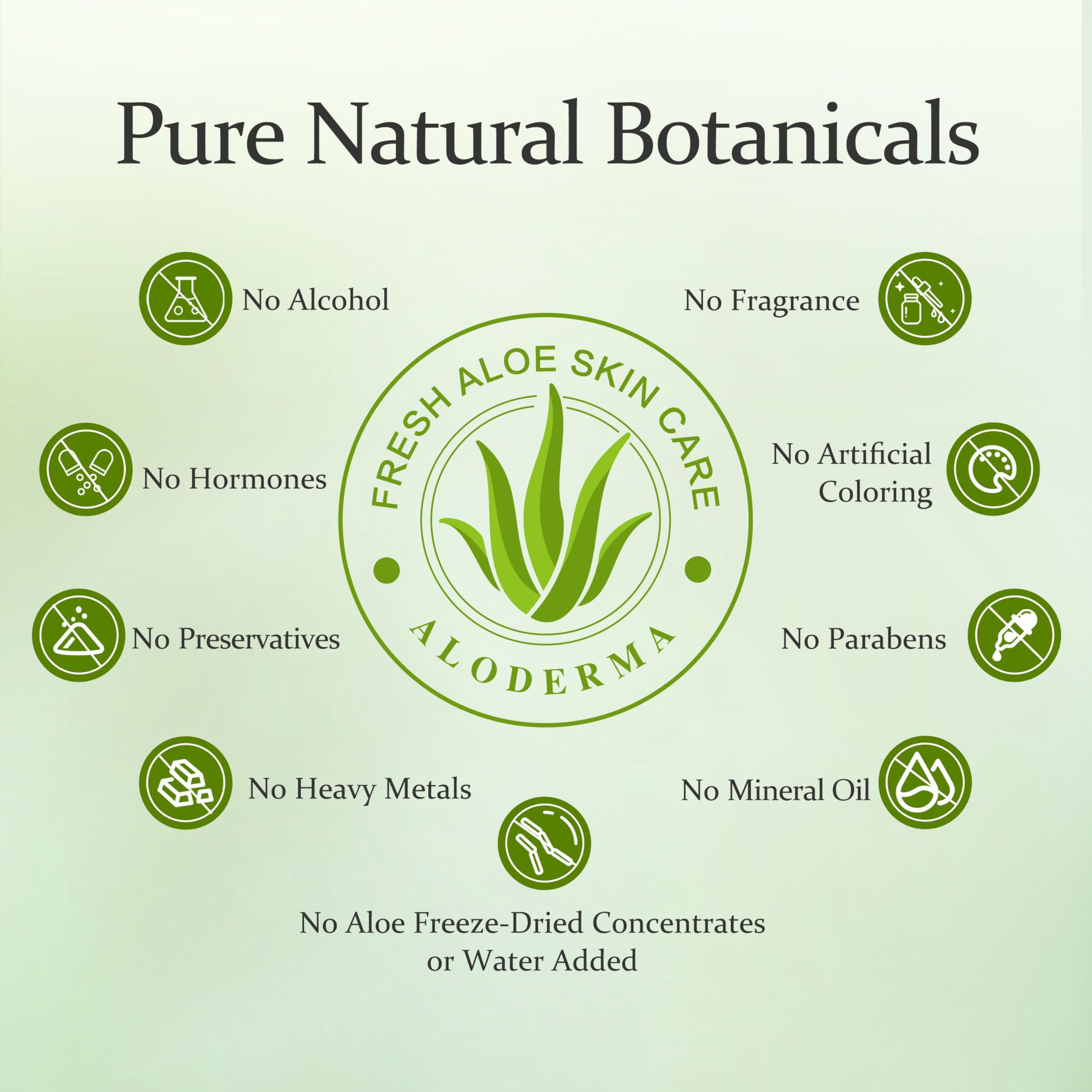 Aloderma Brightening Facial Cream – 69% Organic Aloe Vera, Squalane & Niacinamide, 1.7oz