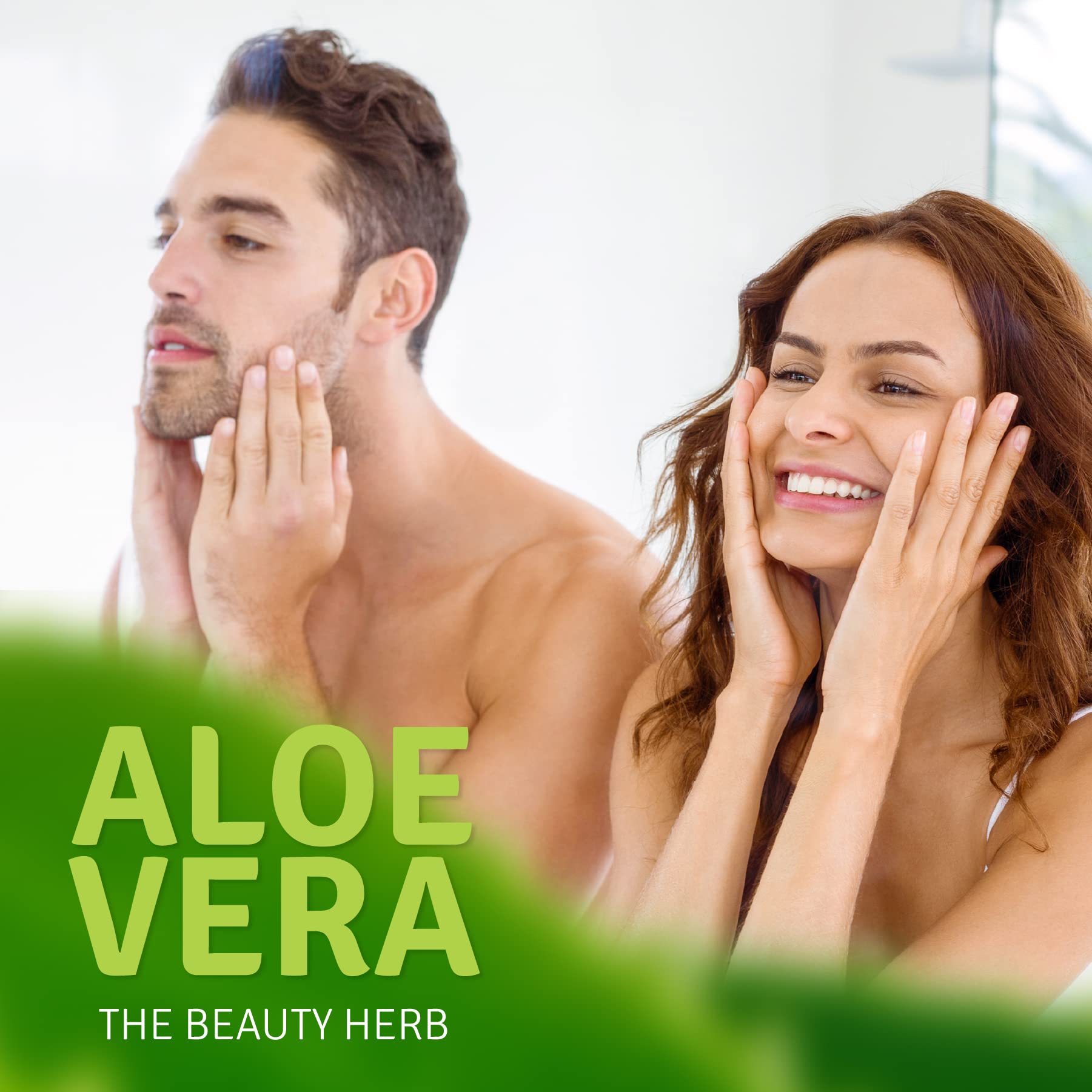 Aloe Life Skin Gel & Herbs – Organic Whole-Leaf Aloe Vera, Fragrance-Free (4 oz)