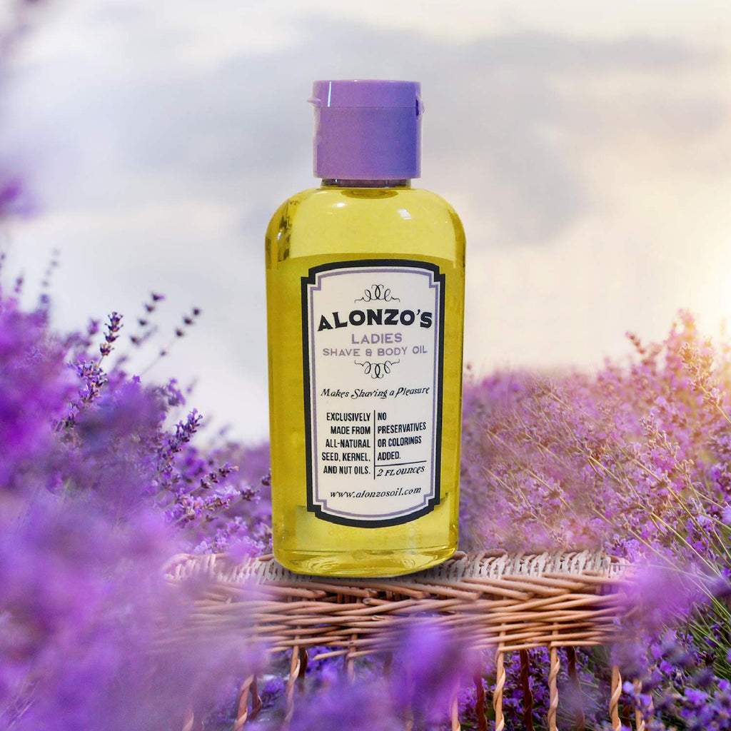ALONZO'S SENSATIONAL SHAVE: All-Natural Shaving Oil for Women, 2 oz