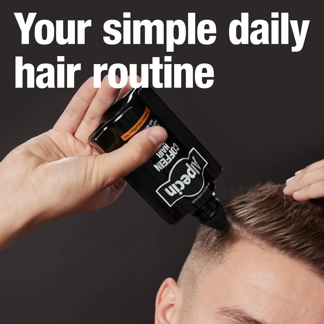 Alpecin Caffeine Hair Booster with Bold Fragrance — 3 x 6.76 oz, Hair Performance Enhancer