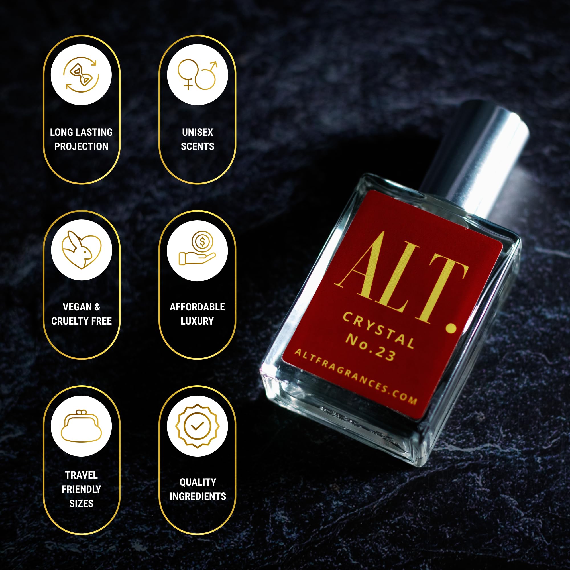 ALT Crystal No. 23 Extrait de Parfum – Unisex 60ml Inspired by Baccarat Rouge 540