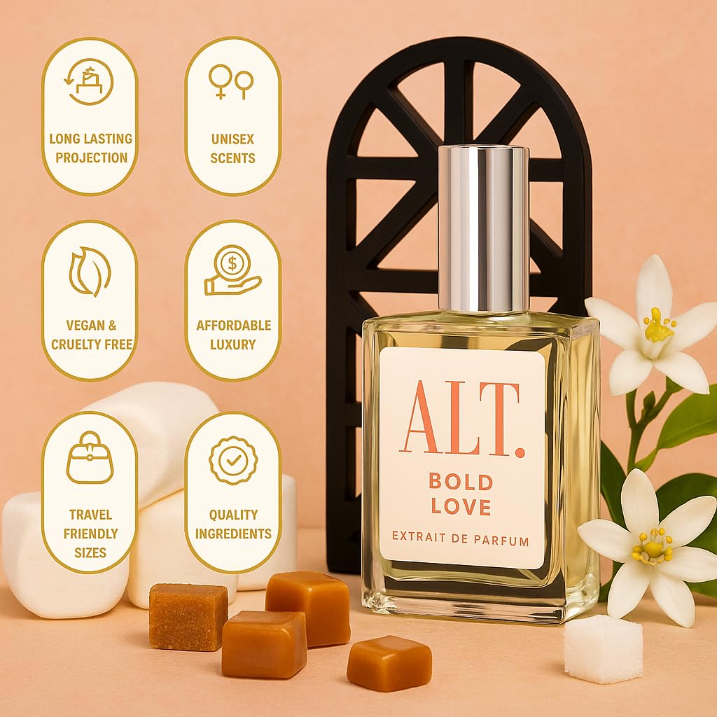 ALT. FRAGRANCES Bold Love 100ml Extrait de Parfum for Women – Long Lasting Fragrance Inspired by Love Don’t Be Shy