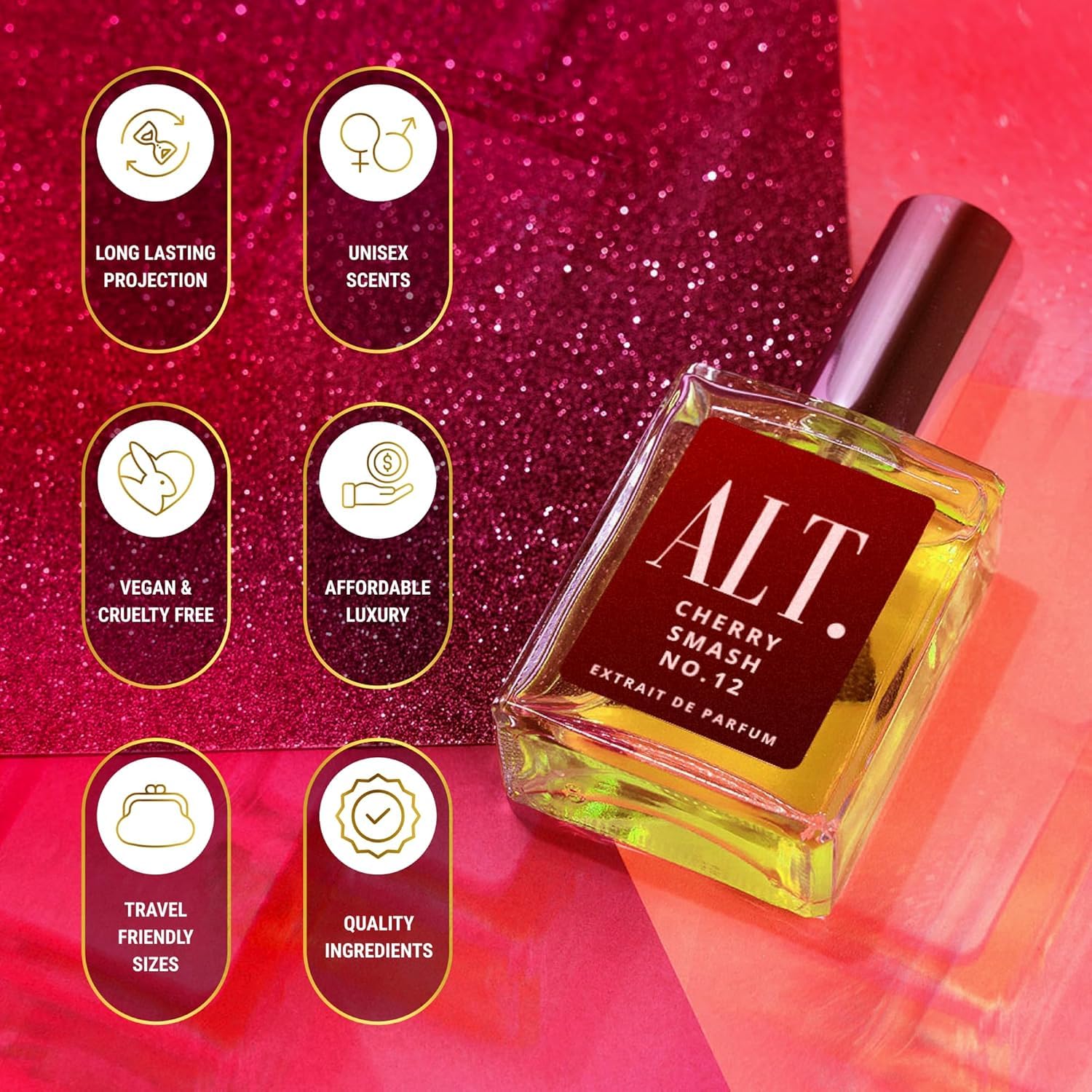 ALT. FRAGRANCES Cherry Smash No. 12 Extrait de Parfum – Inspired by Lost Cherry, 60ml, Unisex