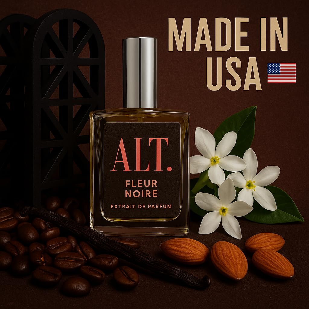 ALT. FRAGRANCES Fleur Noire 100ml – Inspired by Black Opium, Long-Lasting Women’s Perfume