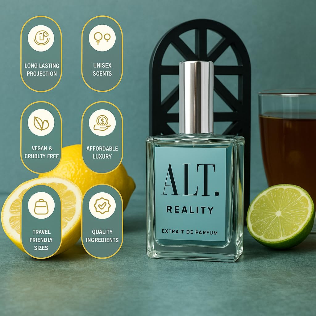 Reality by ALT. FRAGRANCES – 100ml Extrait de Parfum | Long-Lasting Unisex Citrus Scent