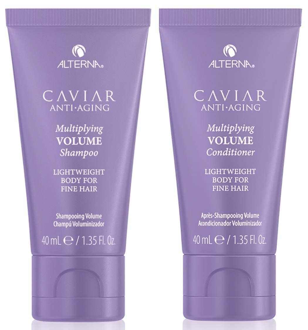 Alterna Caviar Anti-Aging Multiplying Volume Shampoo & Conditioner Set — Red Hair Shine & Volume