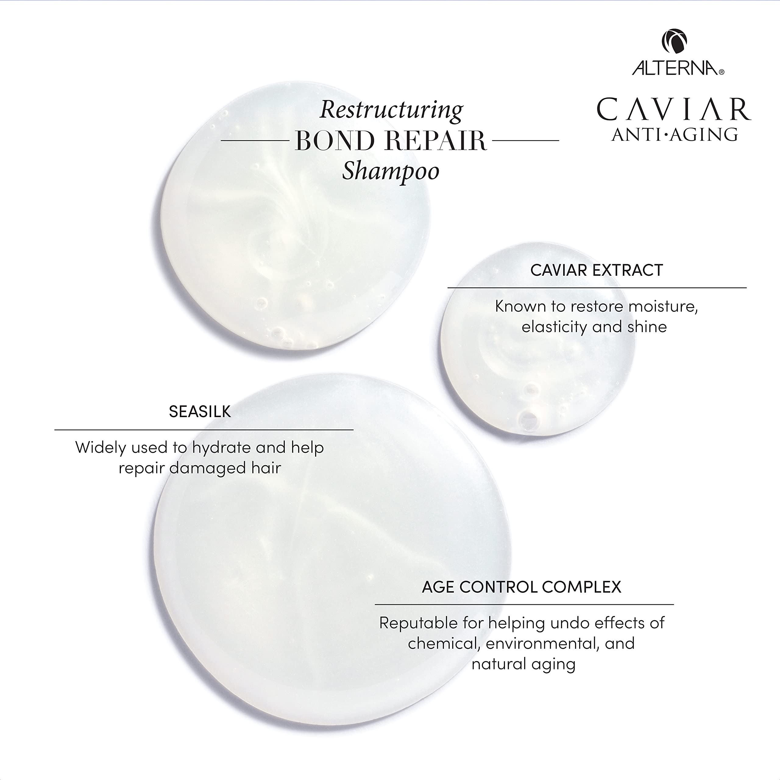 Alterna Caviar Bond Repair Shampoo & Conditioner Set – 8.5 oz Each (Pack of 2)