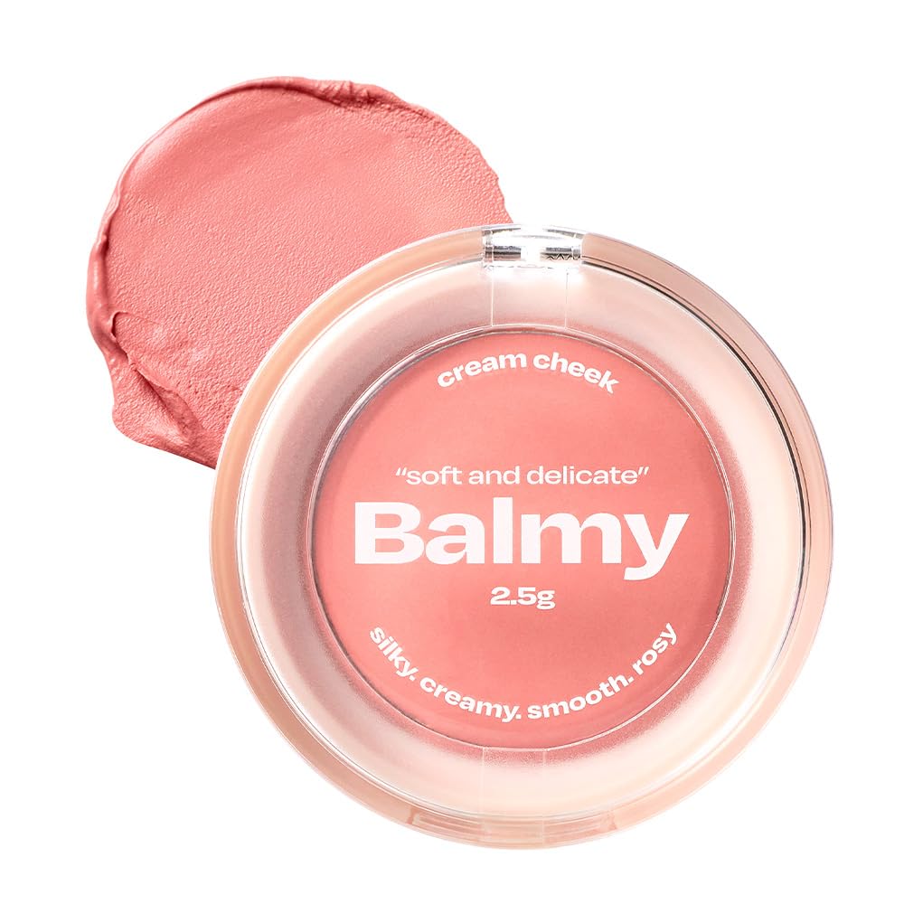 Balmy Cream Cheek No.3 Milky Peach | alternativestereo Cloud-Touch Cream Blush, 2.5 g
