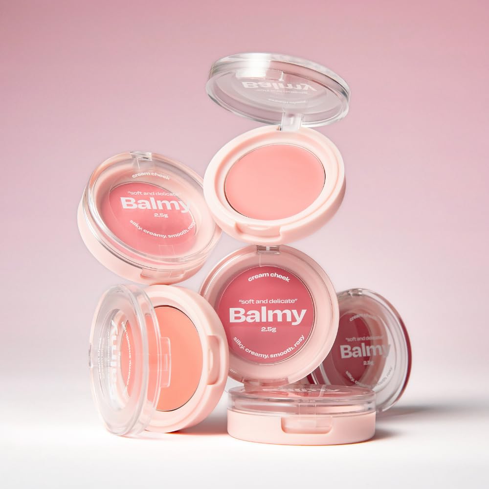 Balmy Cream Cheek No.3 Milky Peach | alternativestereo Cloud-Touch Cream Blush, 2.5 g