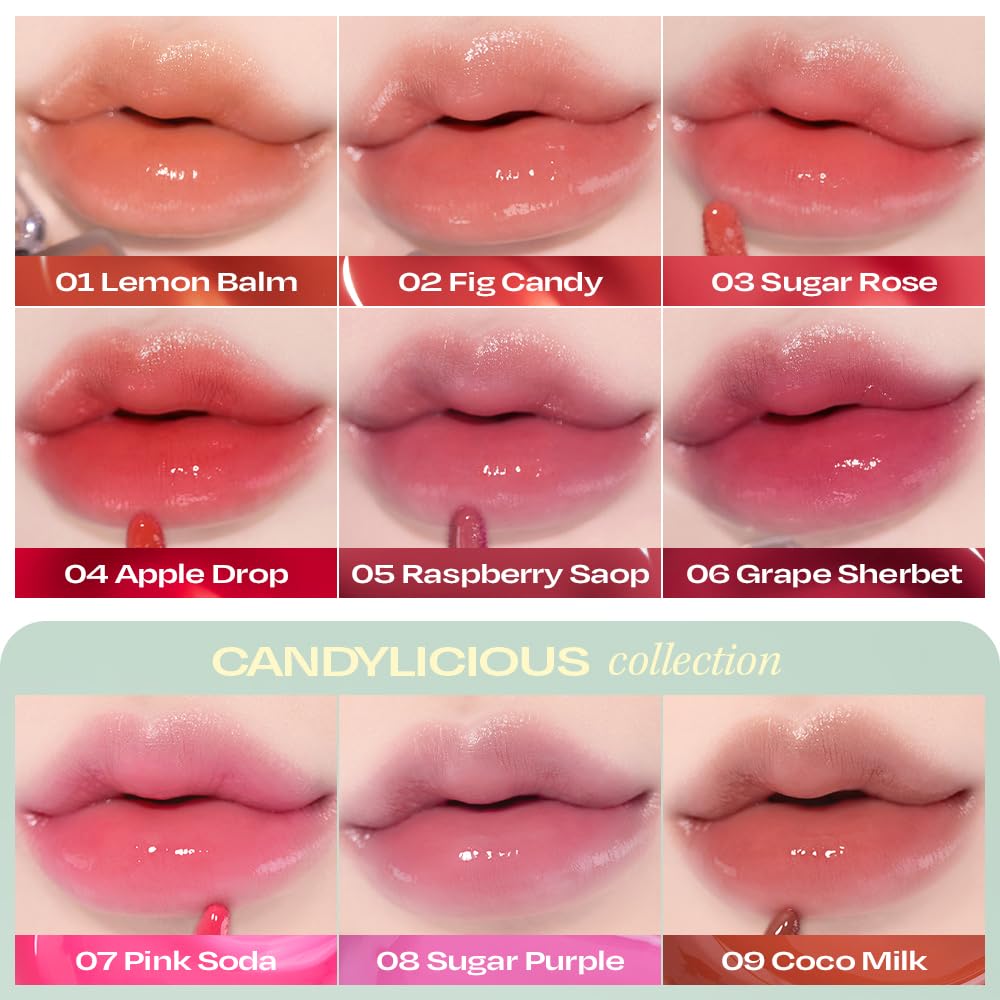 alternativestereo Lip Potion Aqua Glow No.6 Grape Sherbet – Hydrating, Non-Sticky Gloss with Sheer Radiance | 0.3 Oz