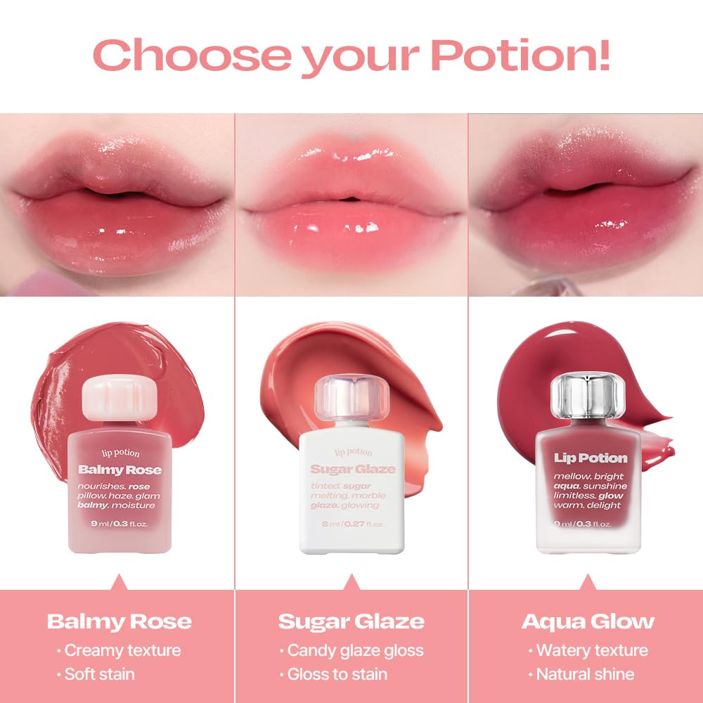 alternativestereo Lip Potion Aqua Glow No.6 Grape Sherbet – Hydrating, Non-Sticky Gloss with Sheer Radiance | 0.3 Oz