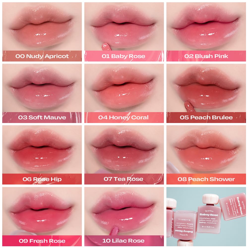 alternativestereo Lip Potion Balmy Rose – Hydrating Rosy Lip Tint, 0.3 oz | Multi-Use Lip & Cheek Tint