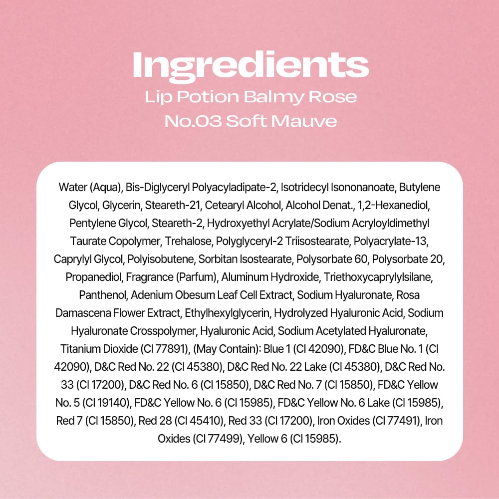 alternativestereo Lip Potion Balmy Rose – Hydrating Rosy Lip Tint, 0.3 oz | Multi-Use Lip & Cheek Tint