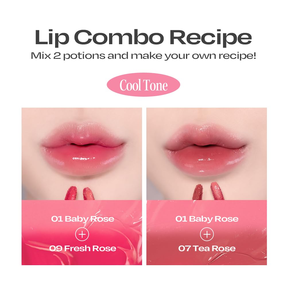 alternativestereo Lip Potion Balmy Rose – Hydrating Rosy Lip Tint, 0.3 oz | Multi-Use Lip & Cheek Tint