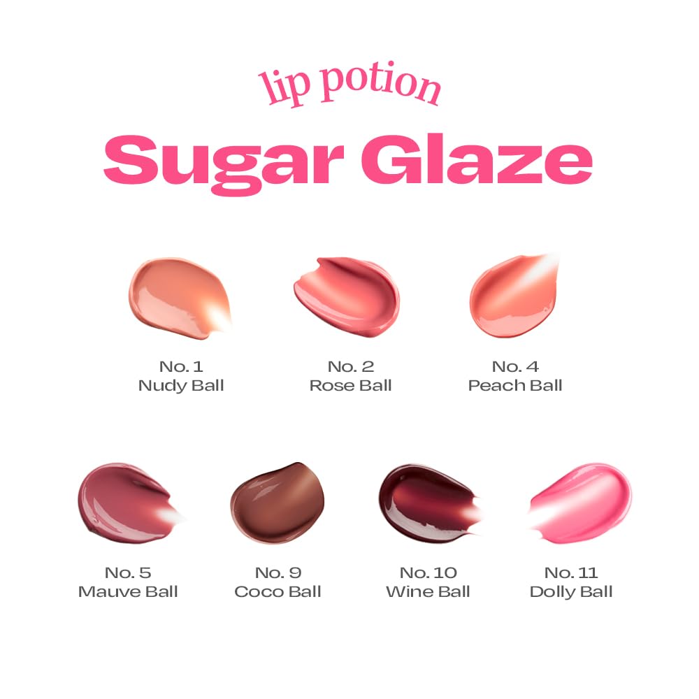 Alternativestereo Lip Potion Sugar Glaze Tint | K-Beauty High-Shine Lip Tint, Hydrating & Non-Sticky, 0.3 oz