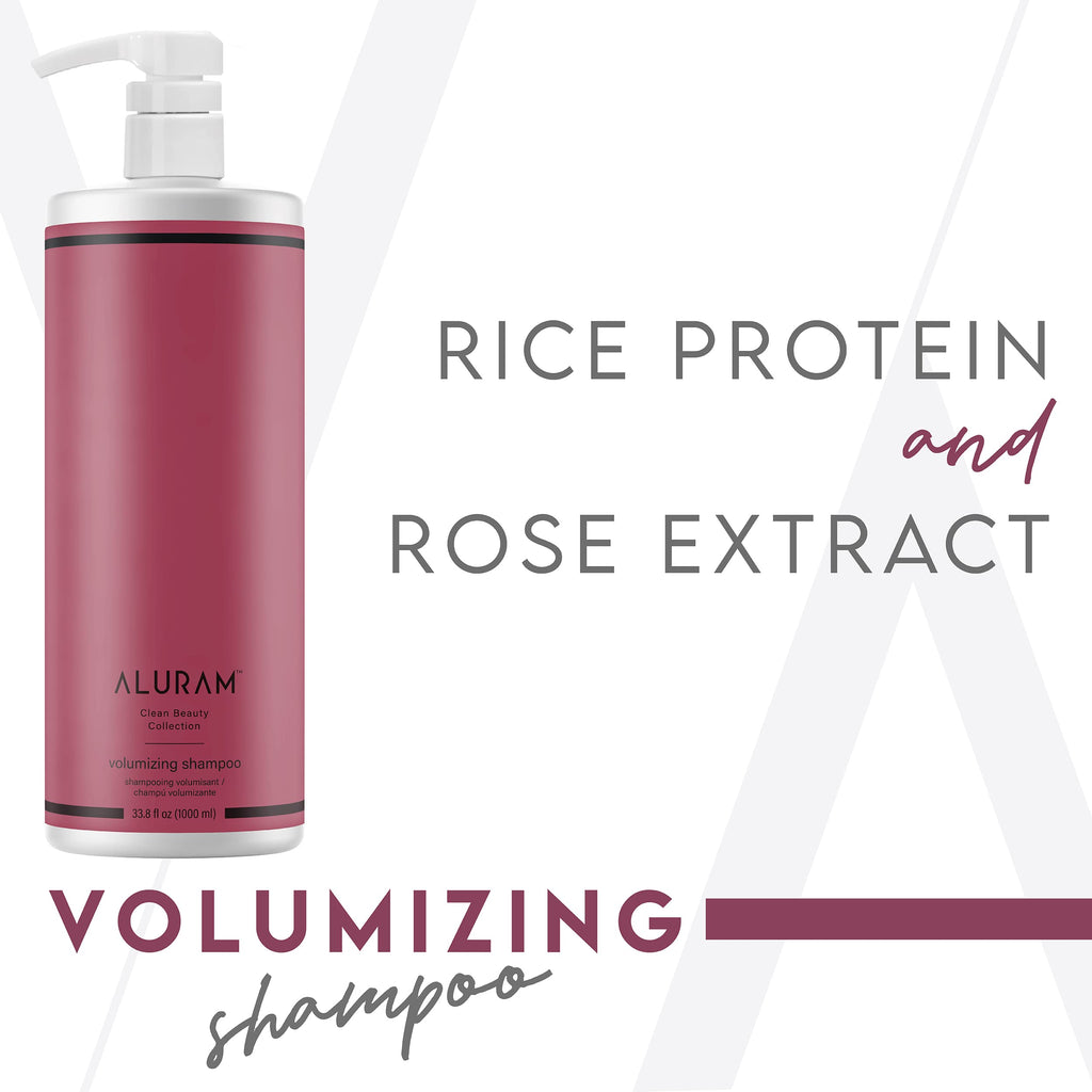 ALURAM Volumizing Shampoo – Lightweight Lift & Fullness for All Hair Types | 33.8 Fl Oz