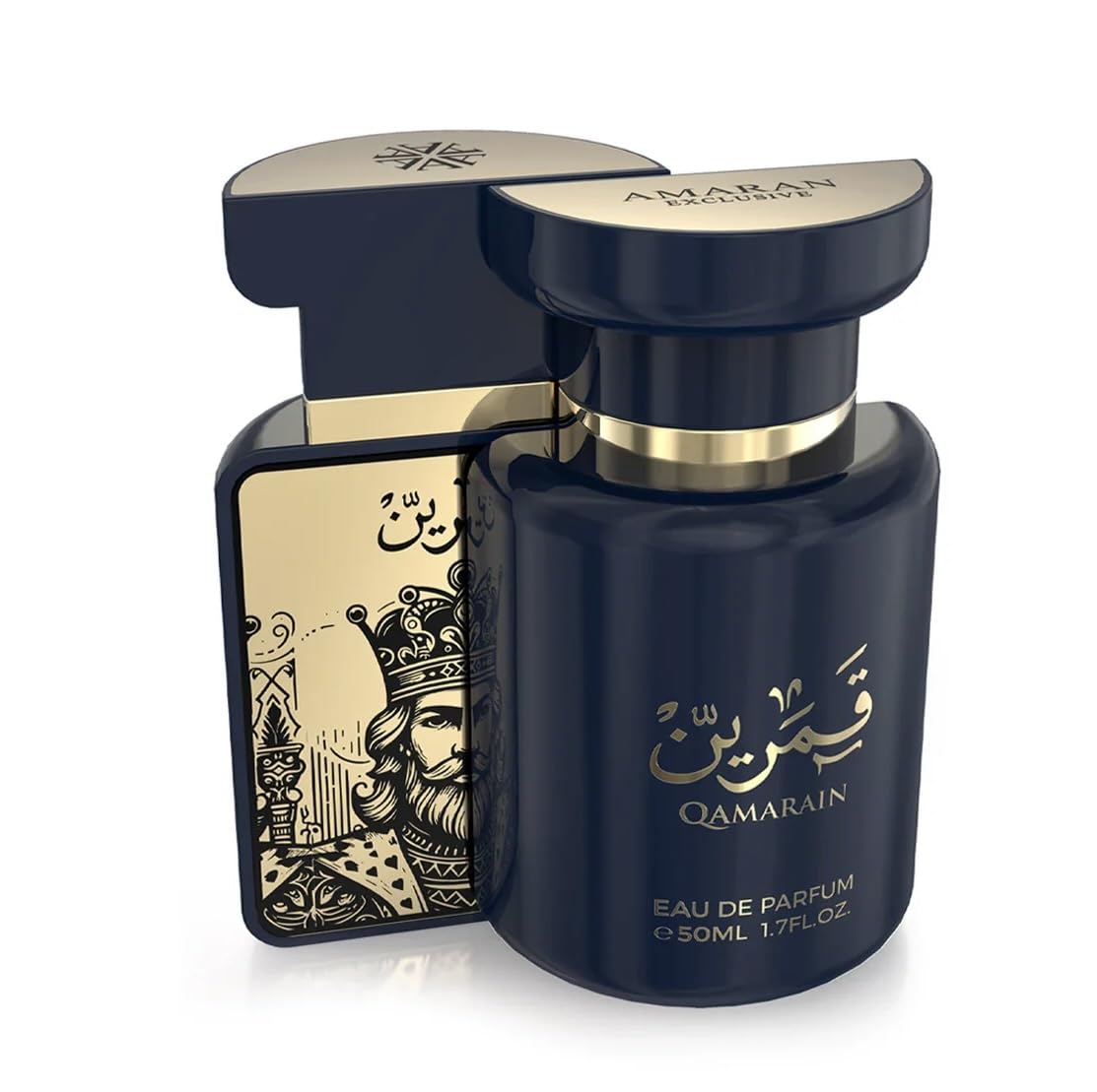 Amaran Qamarain For Him Eau de Parfum 3.4 oz – Woody Fresh Arabian Perfume for Men | AMARAN PARFUMS