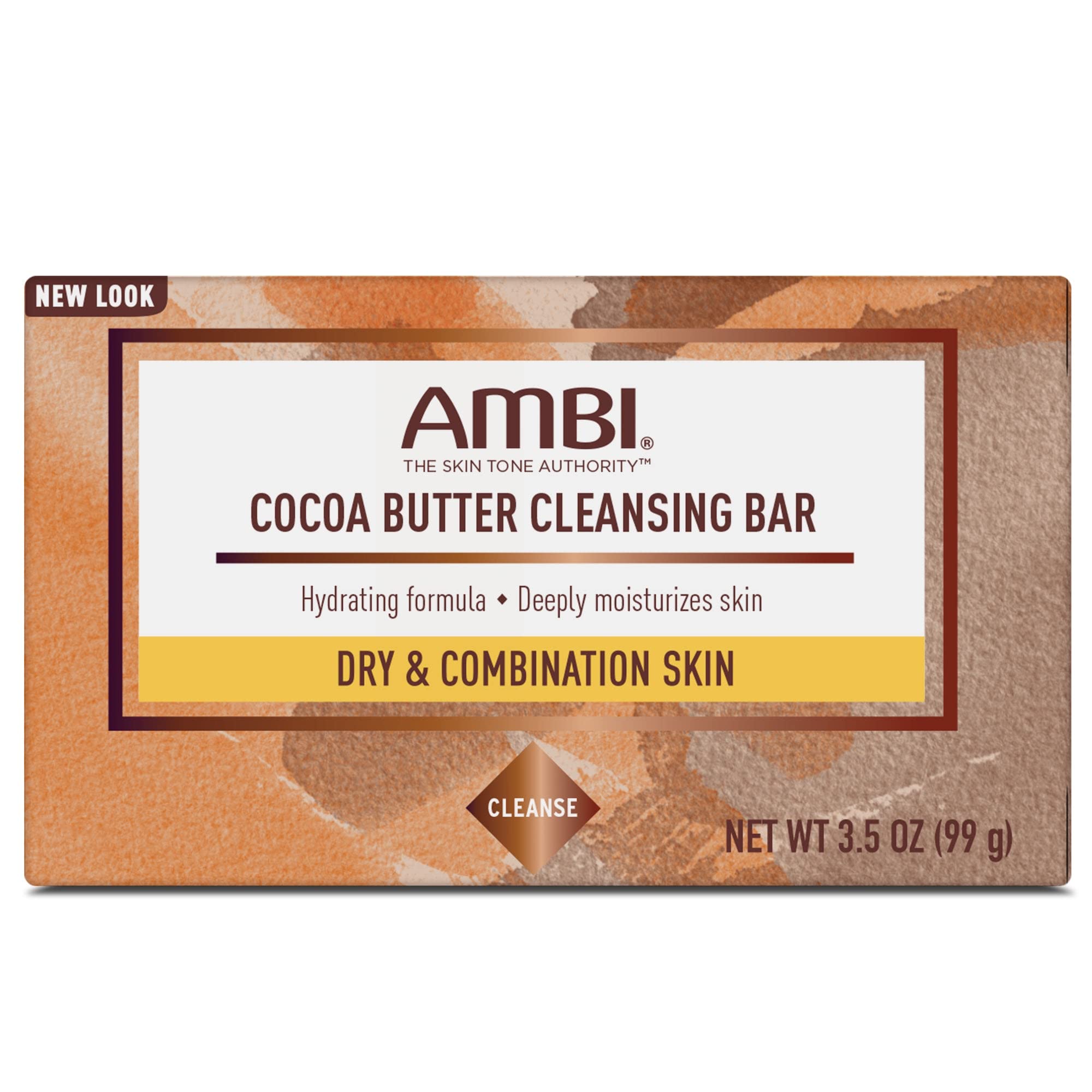 Ambi Cocoa Butter Cleansing Bar – 3.5 oz x12 Pack for Gentle Moisturizing Cleanse