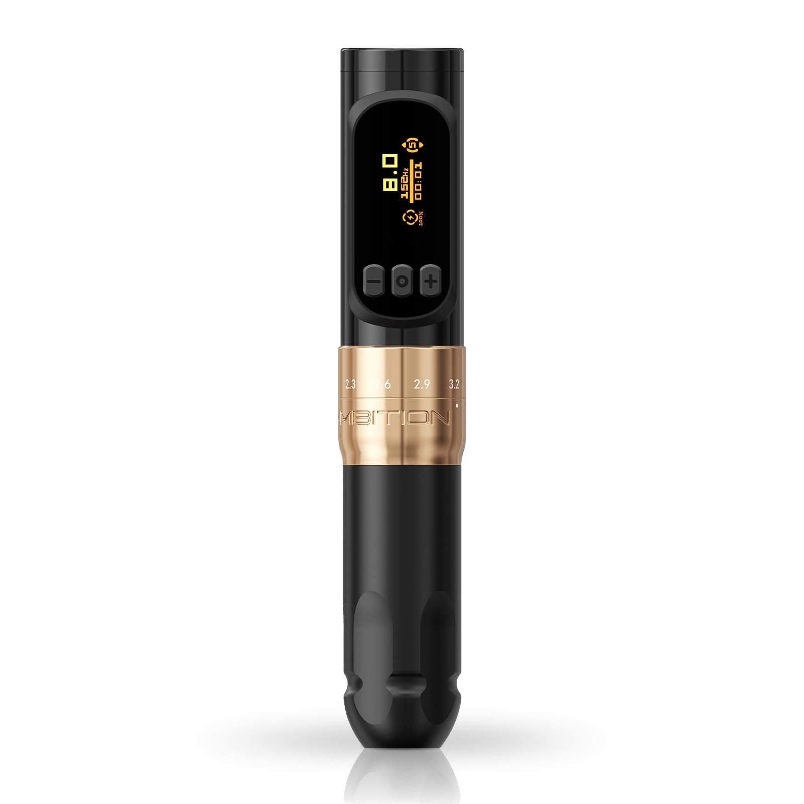 Ambition Sally 270 Wireless Rotary Tattoo Gun - Adjustable Stroke, 1300mAh Battery, Coreless Motor