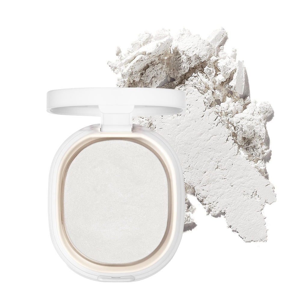 AmeliSeoul Baked Powder 005 Snow White — Terra-Cotta Setting Powder, Weightless & Crease-Free (6.2g, 0.014 oz.)