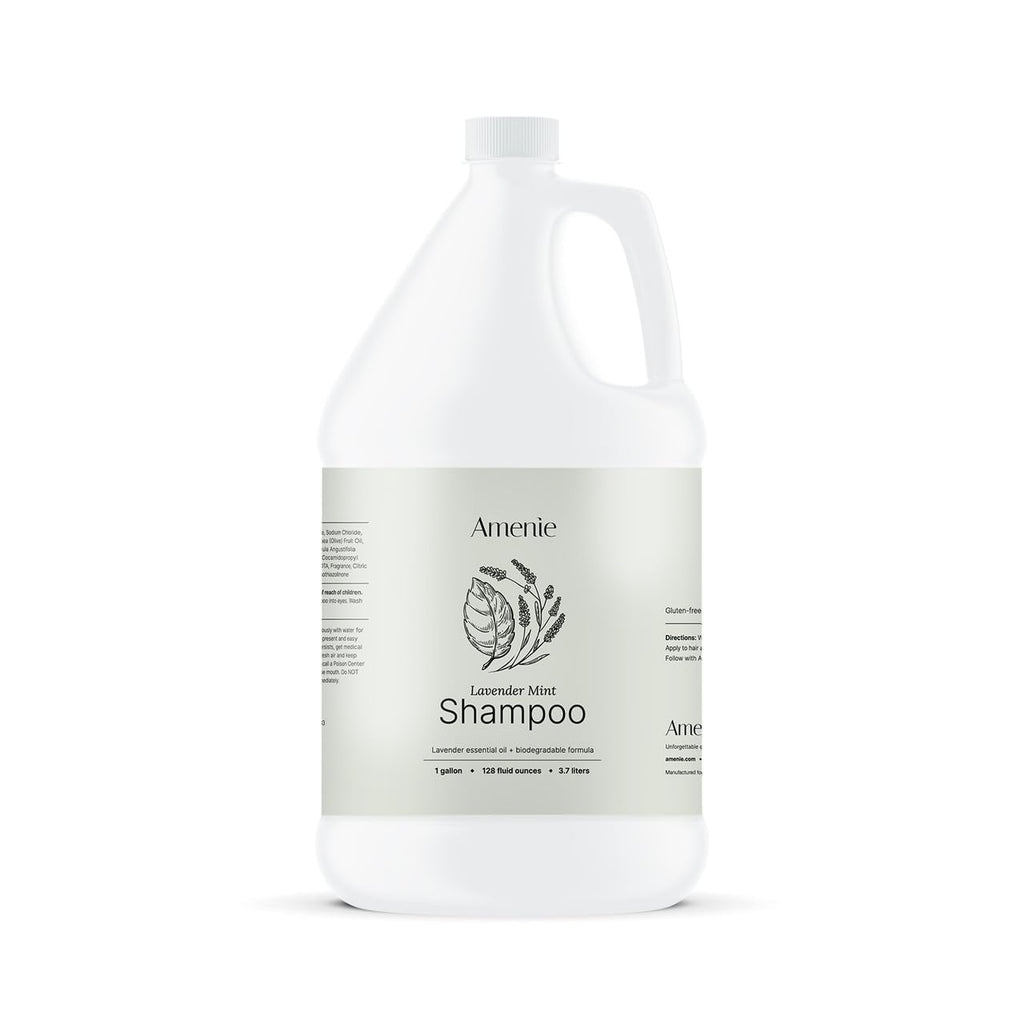 Amenie Lavender Mint Shampoo - 4 Gallon Case | Vegan & Paraben-Free