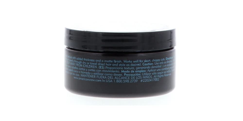 American Crew Men Fiber Pliable Molding Cream 85g/3oz | Texturizes, Thickens, Increases Fullness