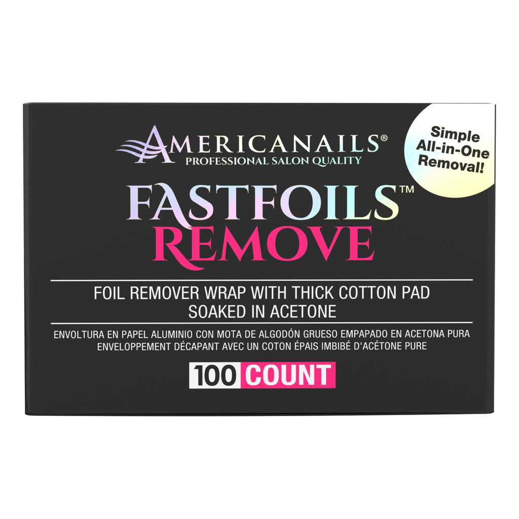 Americanails FastFoils 100 ct – One Step Gel Polish Foil Remover Wraps