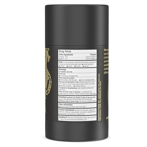 Americanna Wellness Dragon Balm 3.4oz Roll-Up Extra Strength – Portable, Easy-Apply Balm