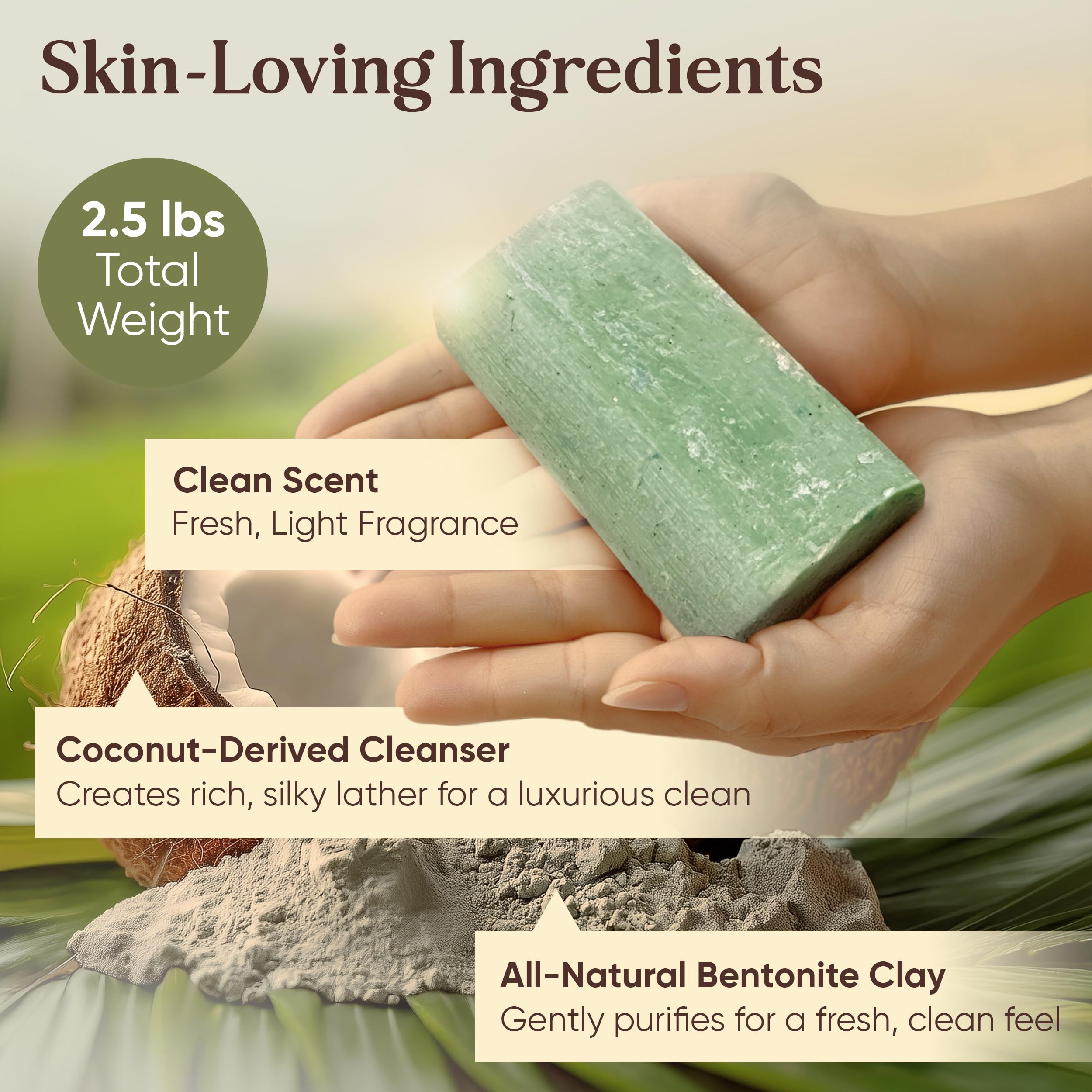 Amish Farms Soap Value Pack — 8 Easy-To-Grip Hydrating Bars | Cold-Process, USA Made for Sensitive Skin