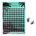 AMZGIRL LASH Fairy Lash Clusters 144Pcs — Lightweight Manga Lashes for DIY at Home