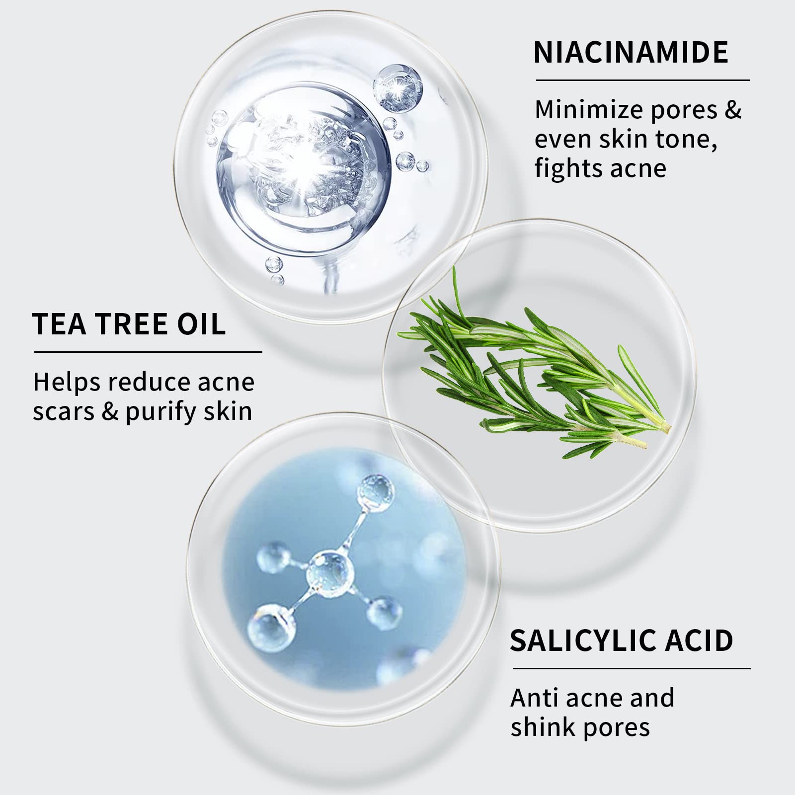ANAI RUI Dead Sea Mud Mask with Tea Tree Oil & Salicylic Acid – Pore Cleanser for Acne-Prone Skin