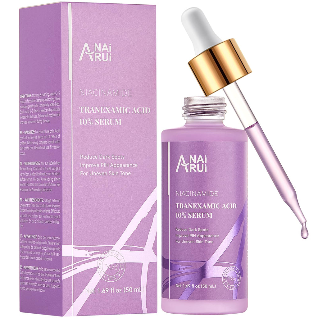 ANAI RUI 10% Tranexamic Acid Serum with Niacinamide, Kojic Acid, Ceramide – 50 ml