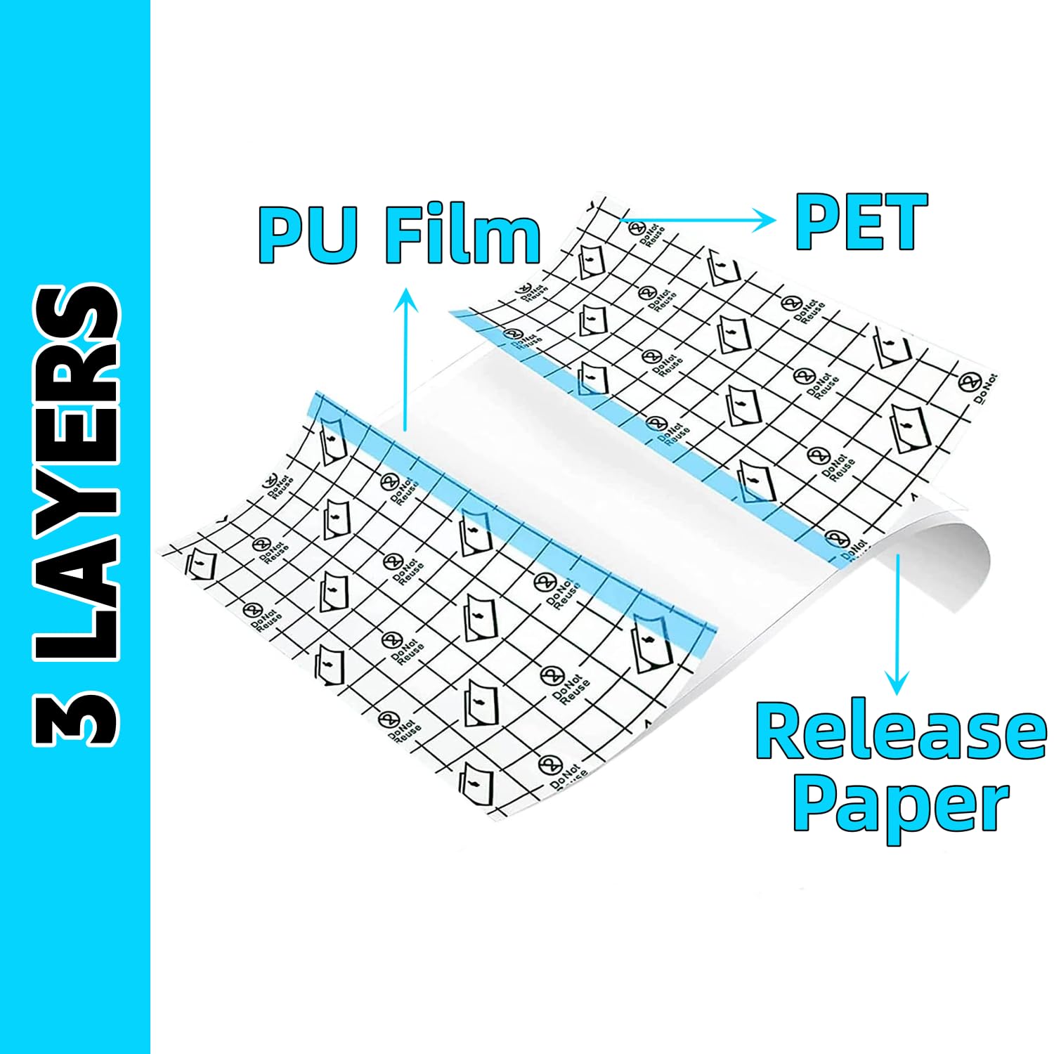 ANAMPION Tattoo Aftercare Waterproof Bandages – 8x5 Yard Second Skin Tape for Healing and Skin Protection
