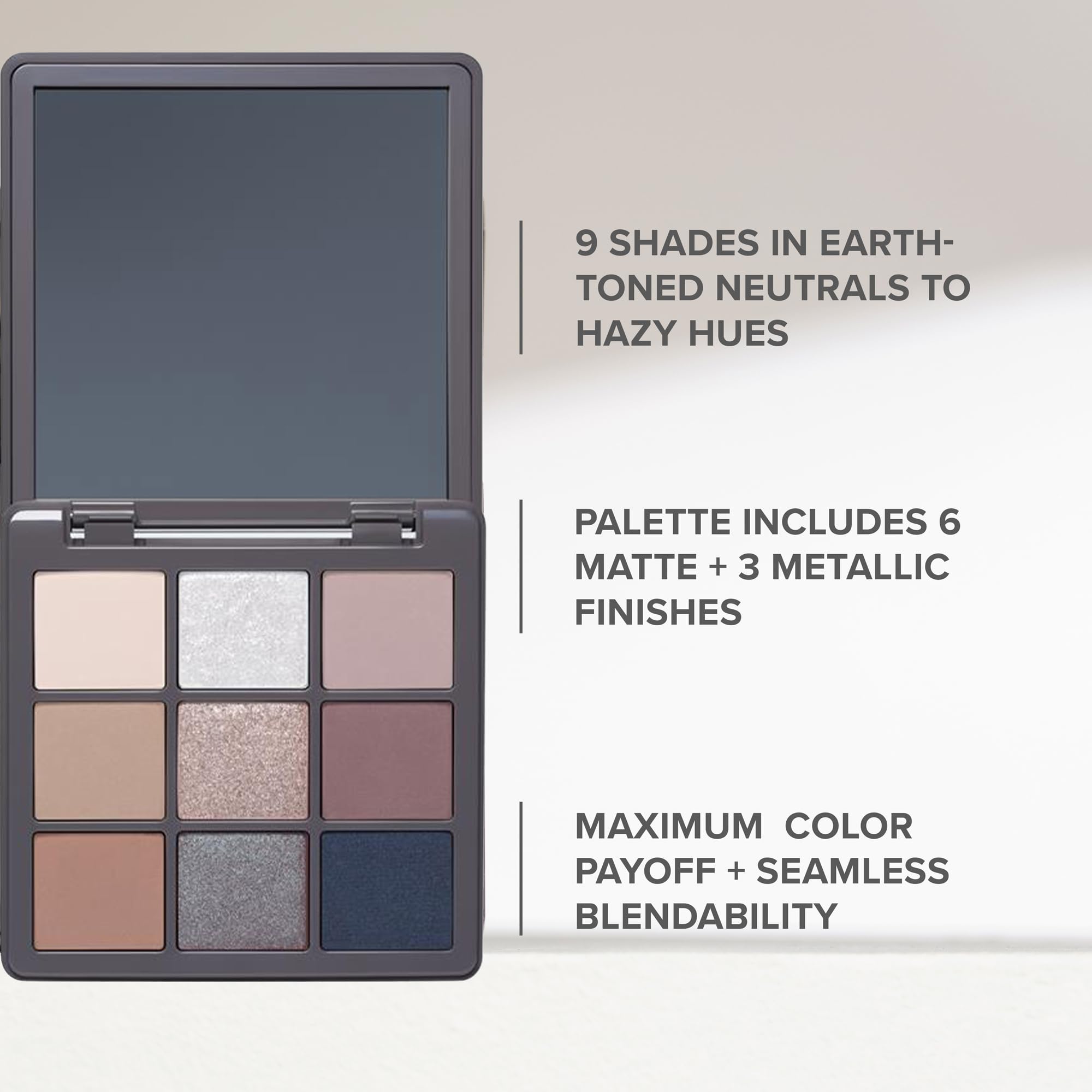 Anastasia Beverly Hills Haze Mini Eye Shadow Palette – 9 Earthy Neutrals