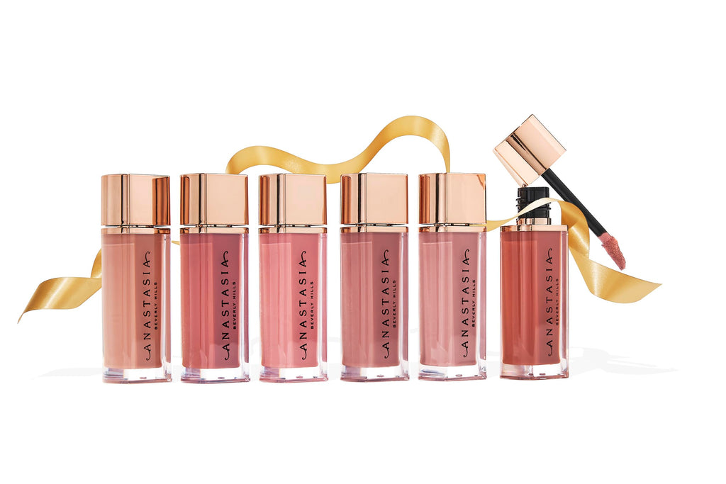 Anastasia Beverly Hills Lip Velvet Holiday Gift Set | Velvet Matte Lip Mousse in 6 Shades