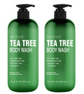 AnatoliaDaphne Tea Tree Body Wash with Vitamin E – Large 20.2 oz Bottle (Pack of 2) – Sulfate Free