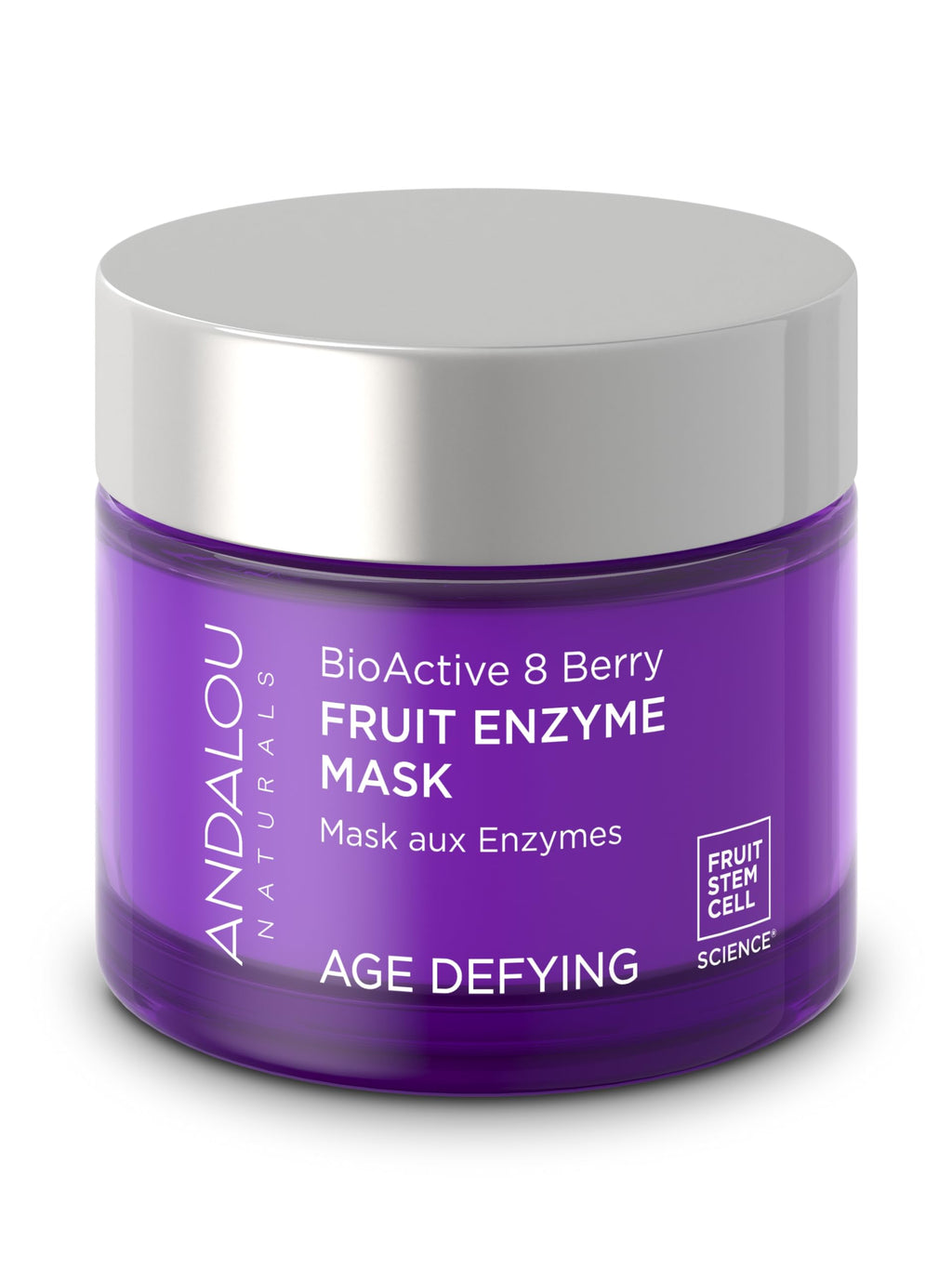 Andalou Naturals BioActive 8 Berry Enzyme Mask – 1.7 oz for Dry, Sensitive Skin