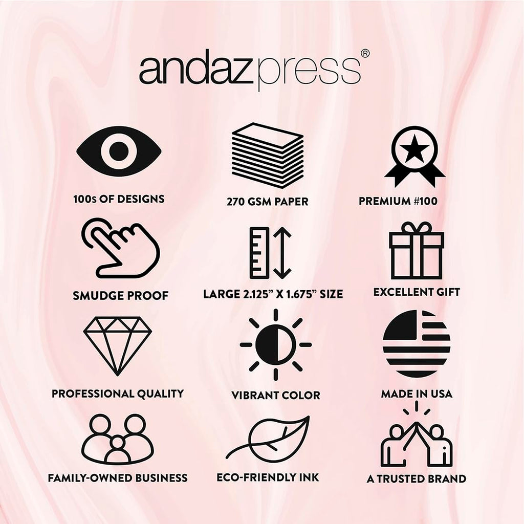 Andaz Press Bridal Shower Lip Balm Favors — Faux Gold Glitter, 'I Do' Crew, 12-Pack